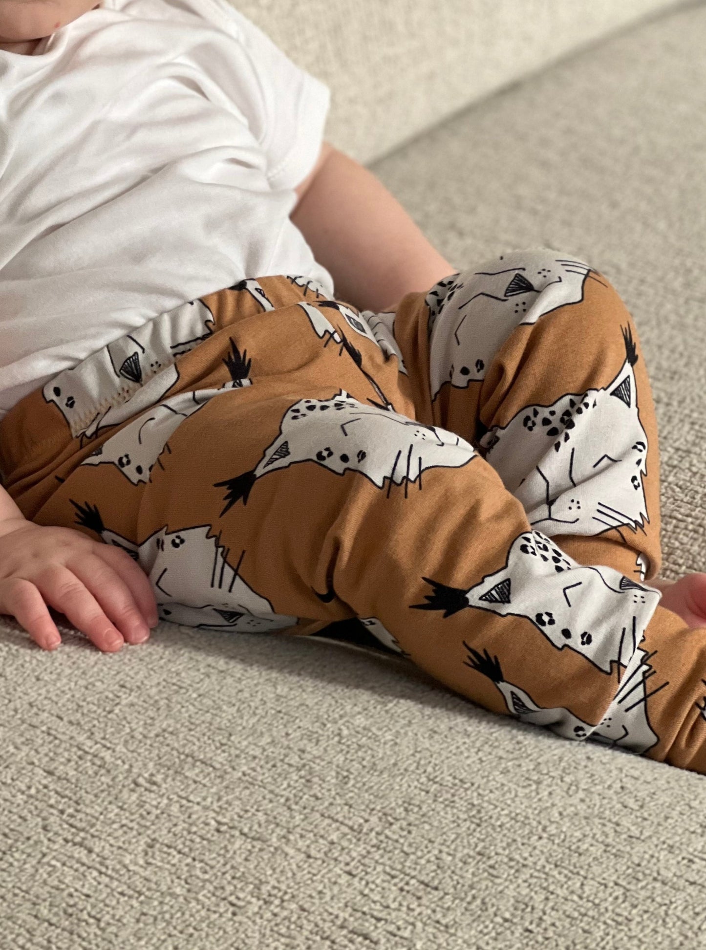 Organic Laughing Lynx Leggings