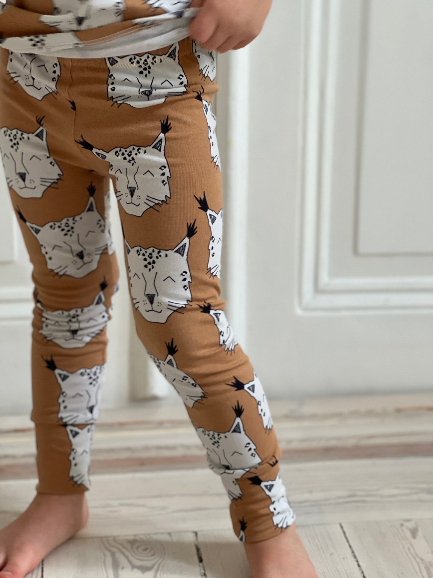 Organic Laughing Lynx Leggings