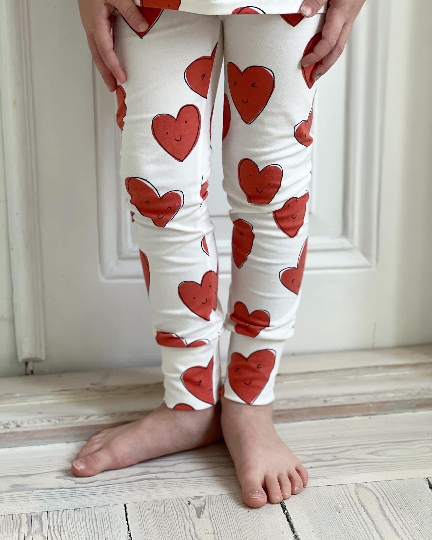 Organic Happy Heart Leggings