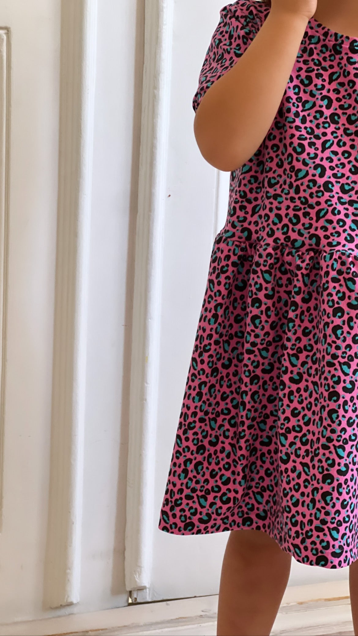 Leopard Punk T-shirt Dress