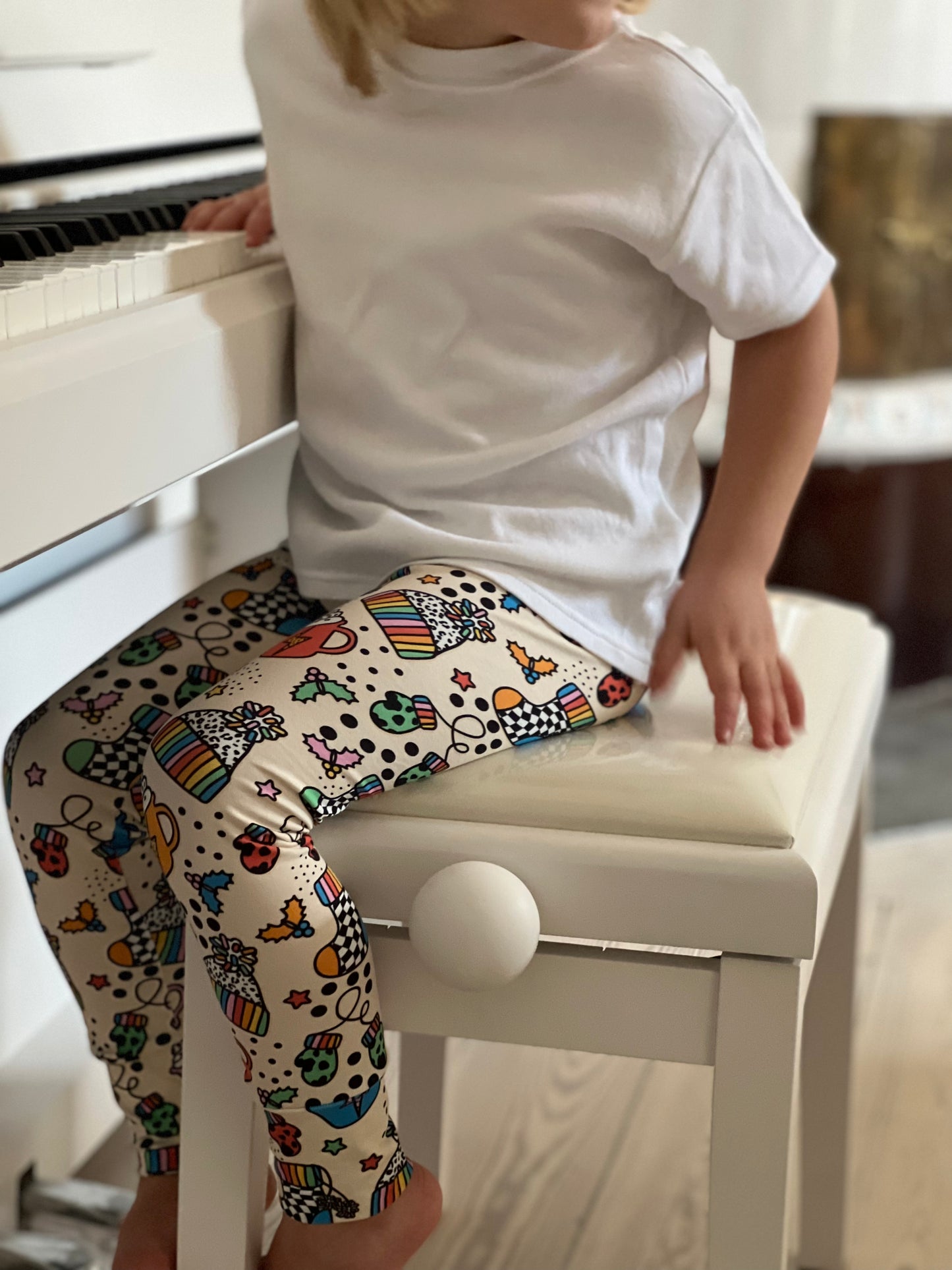 Winter Fun Retro Leggings