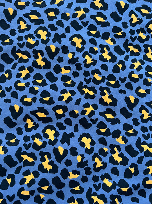 Night Leopard Biker Shorts